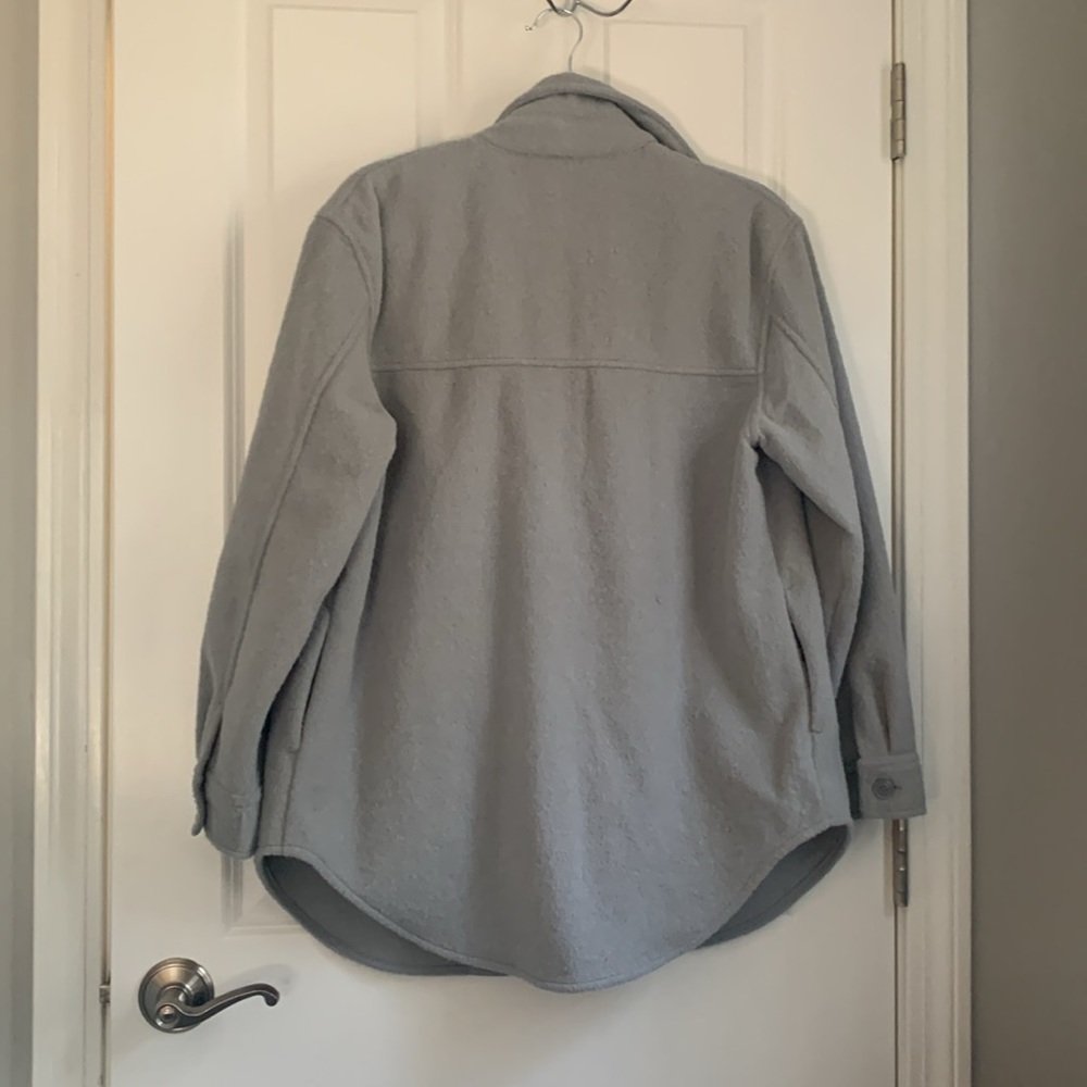 Joie Button Down Oversized Shacket With Pockets O… - image 4